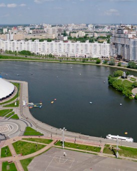 Часовня на Острове слёз в Минске