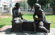 Памятник Симону Будному и Василию Тяпинскому в Минске (около БГУ)